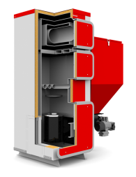 Автоматический котел Heiztechnik Q Eko Duo Lux 75